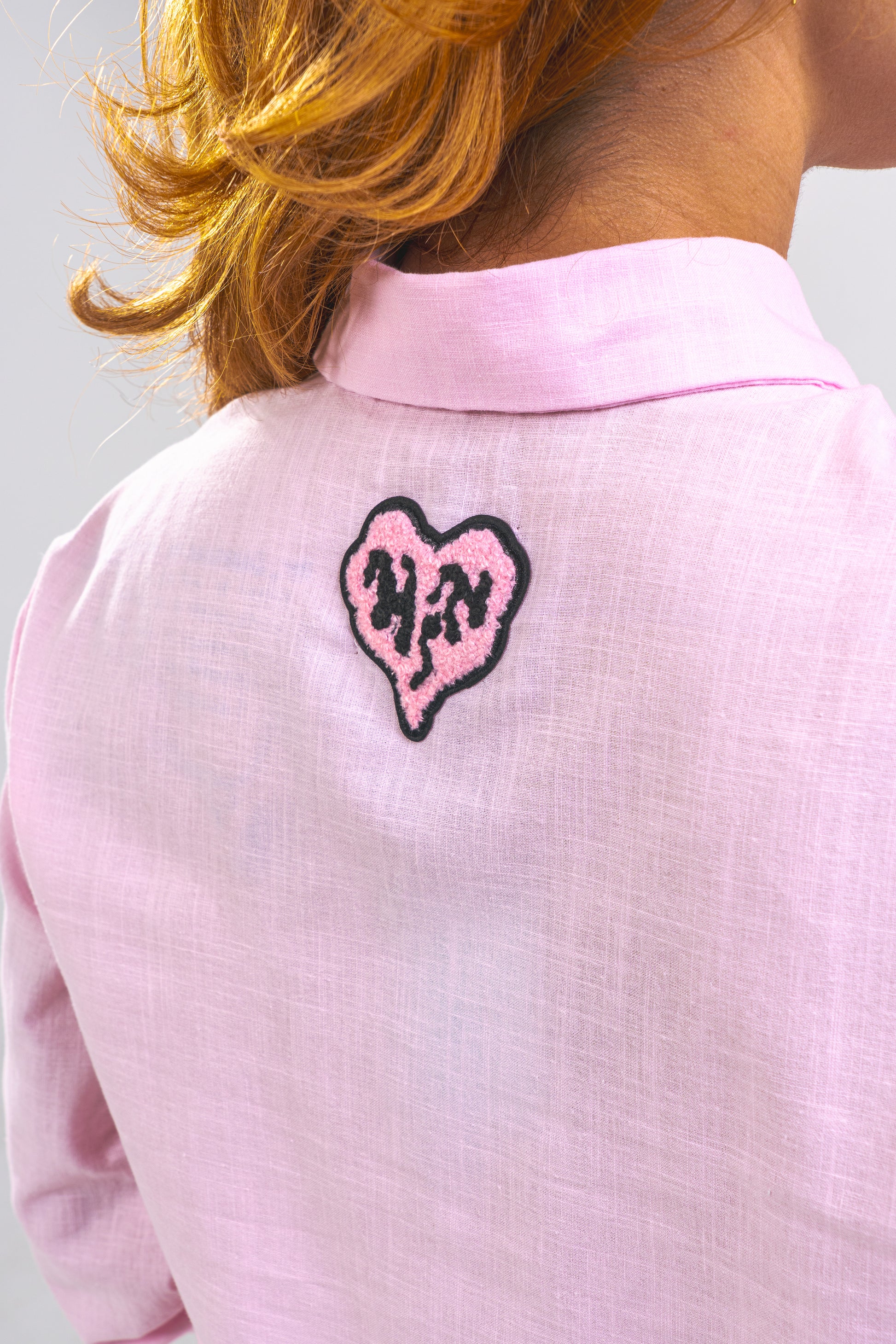Pink Lady Linen Shirt